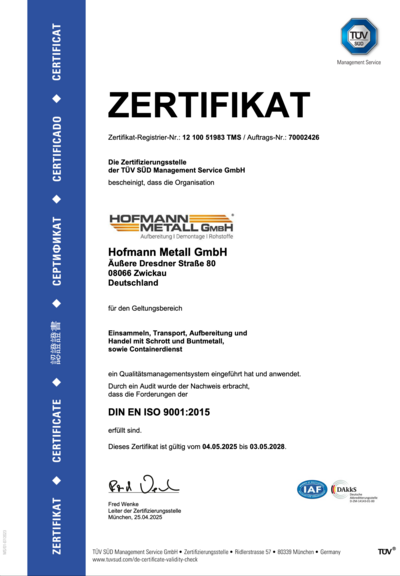 Zertifikat 2
